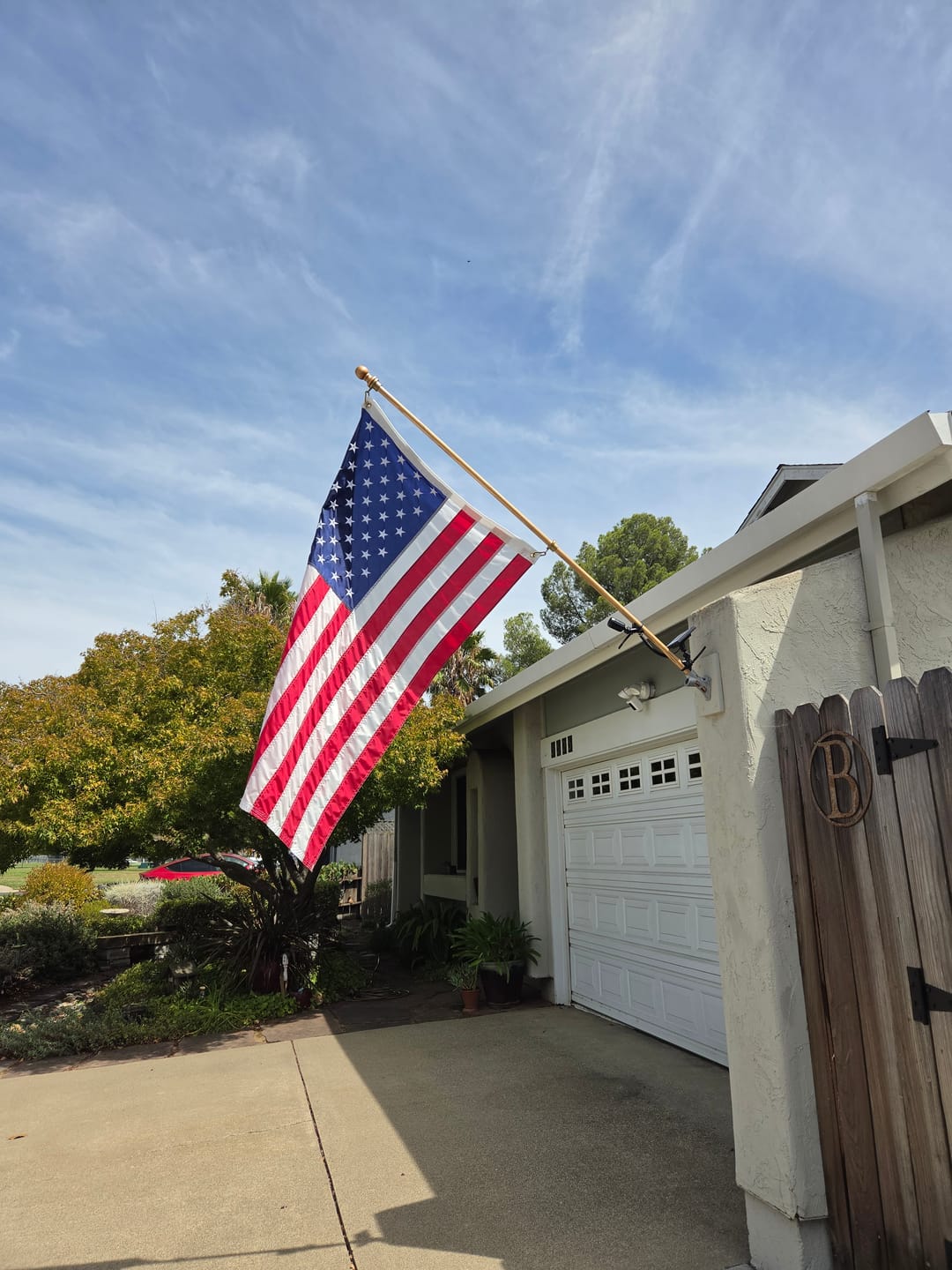 Customer photo review of 3' x 5' American Flag Set