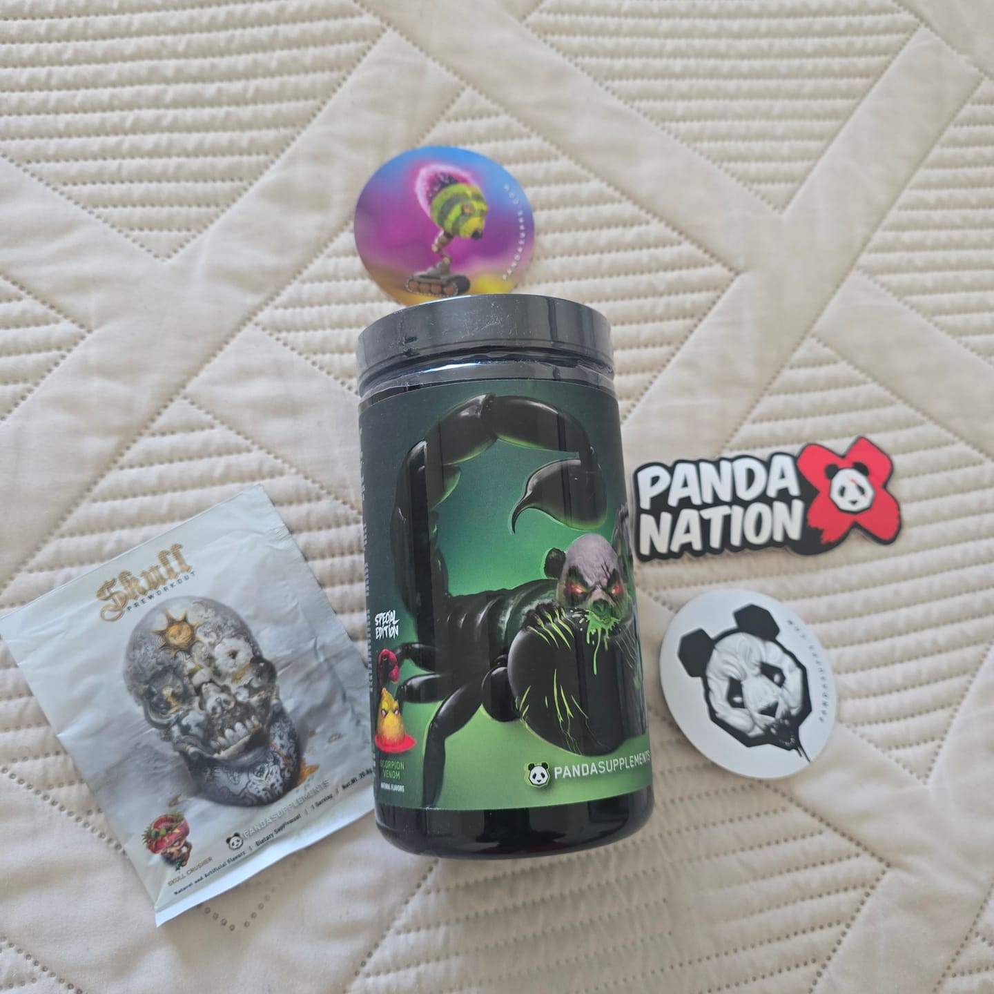 Customer photo review of PANDAMIC - Special Edition Extreme Pre-Workout (SCORPION VENOM)