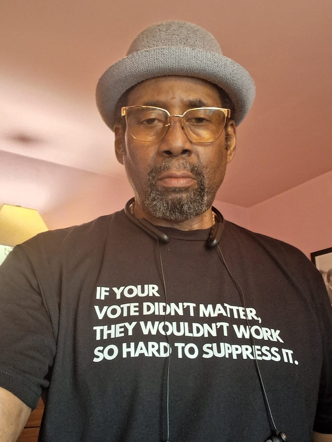 Customer photo review of Stolen Land  Premium Unisex T-Shirt