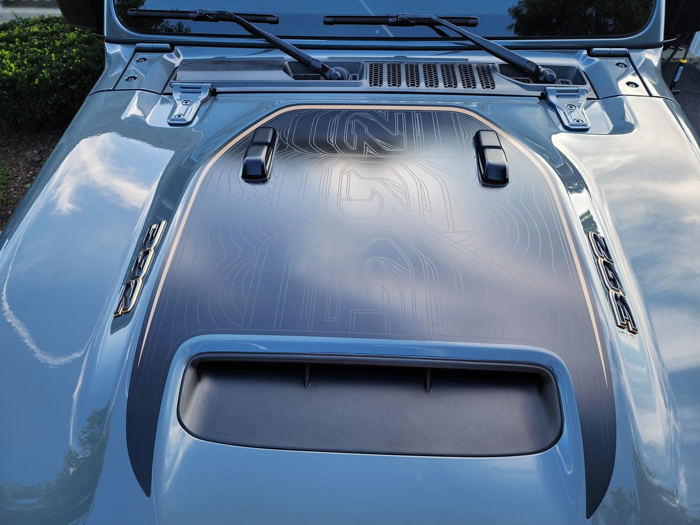 Customer photo review of COVER'D UP Windshield Bumper Covers (Fits JL/JT)
