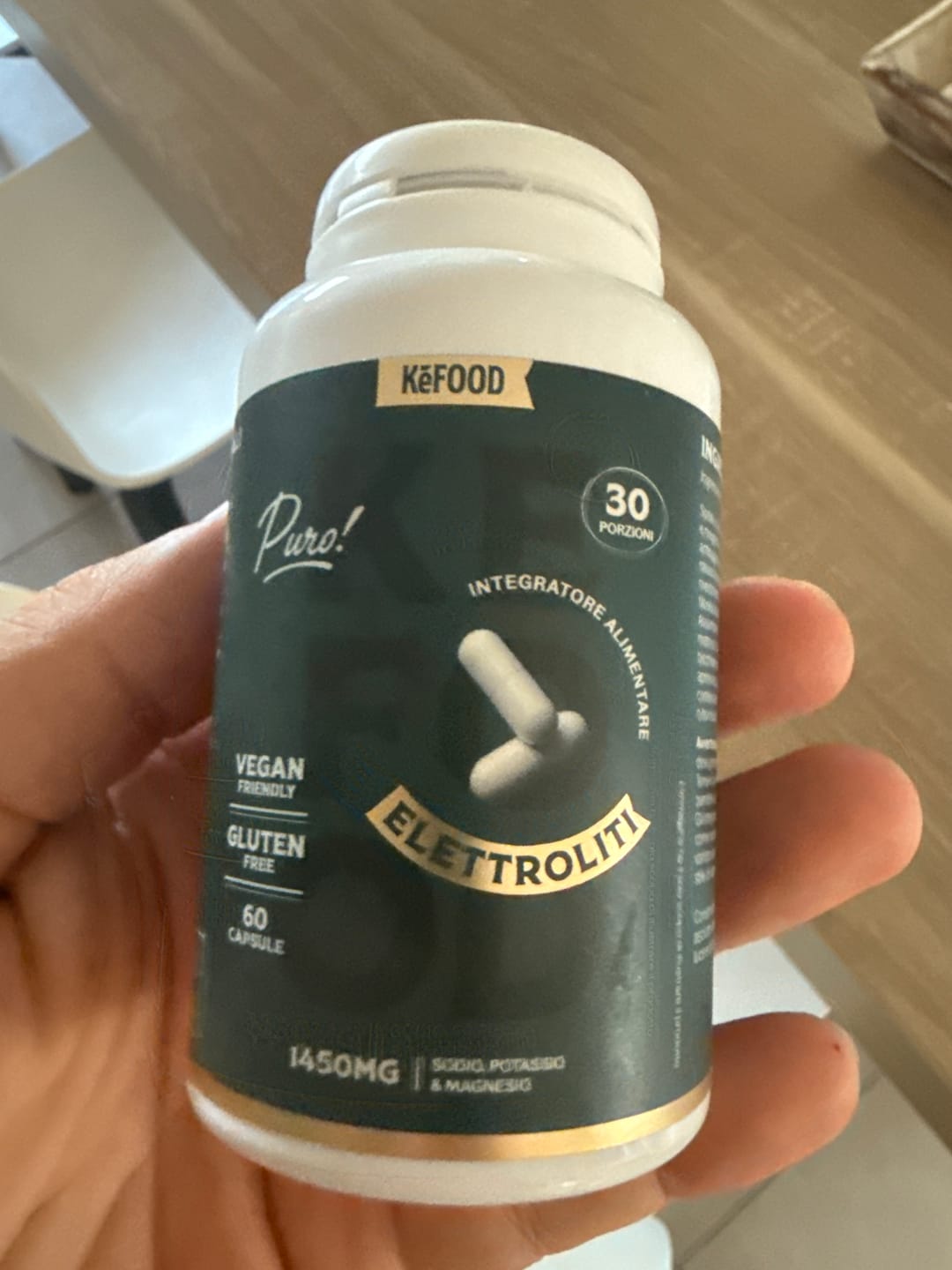 Customer photo review of ELETTROLITI MAGNESIO MALATO, POTASSIO, SODIO