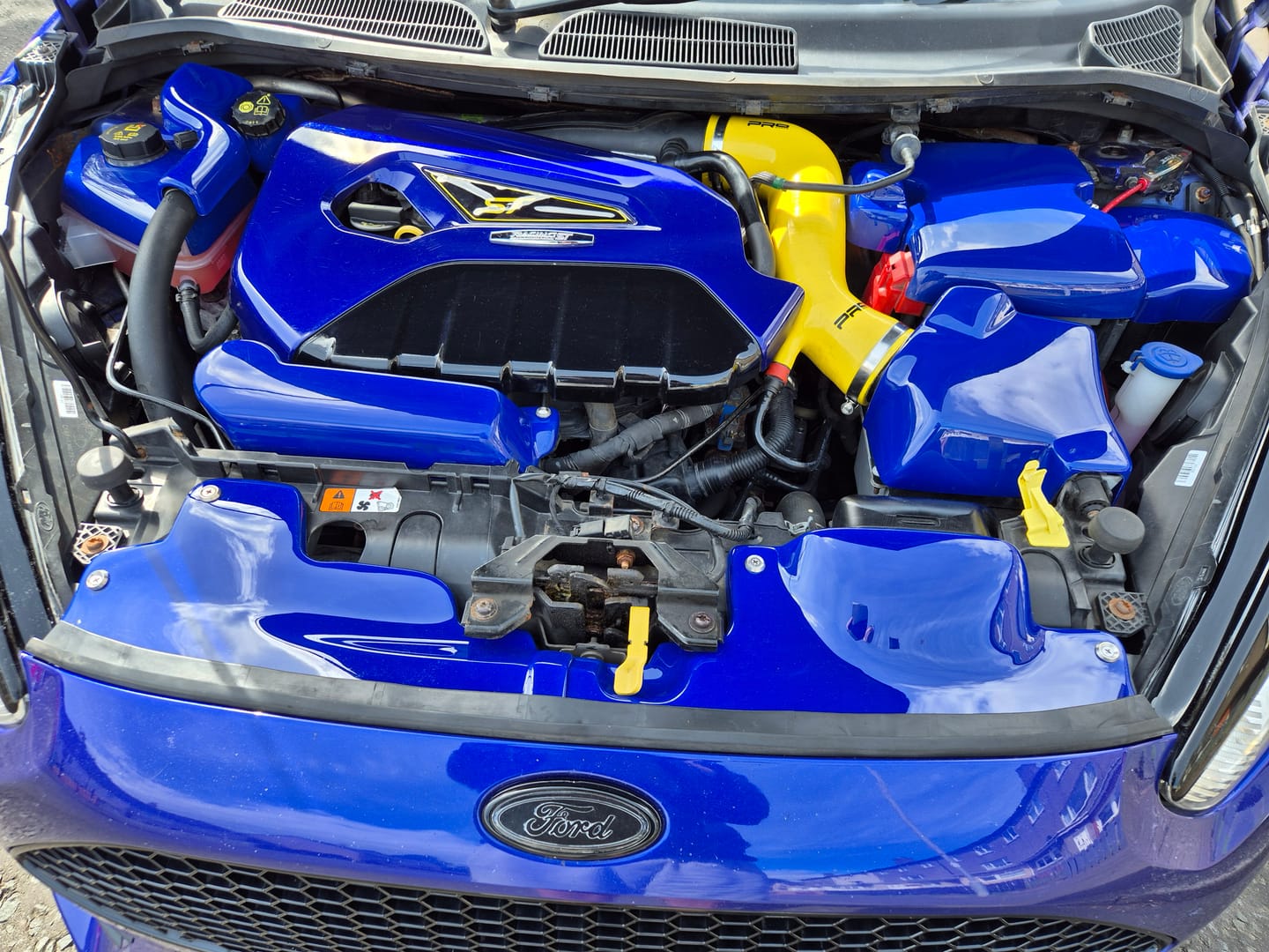 Customer photo review of Proform Engine Bay Slam Panel Covers - MK7.5 Fiesta (Plastic Finishes)