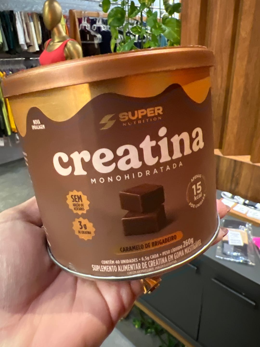 Customer photo review of Caramelo Creatina
