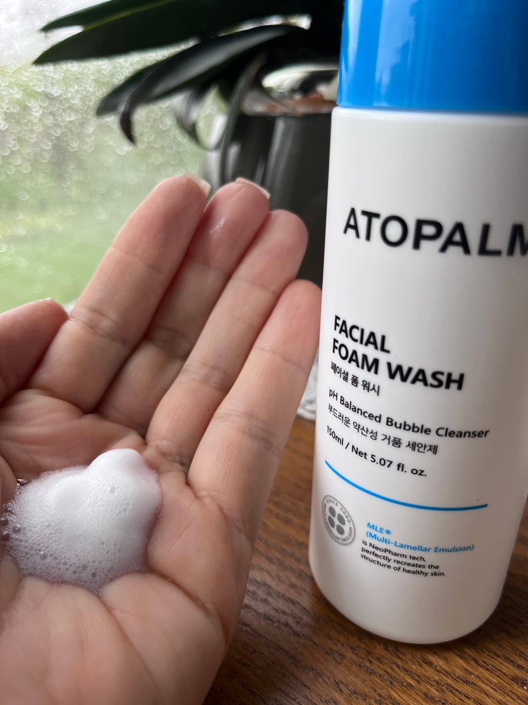 Customer photo review of Maigas skābekļa putas Atopalm Facial Foam Wash