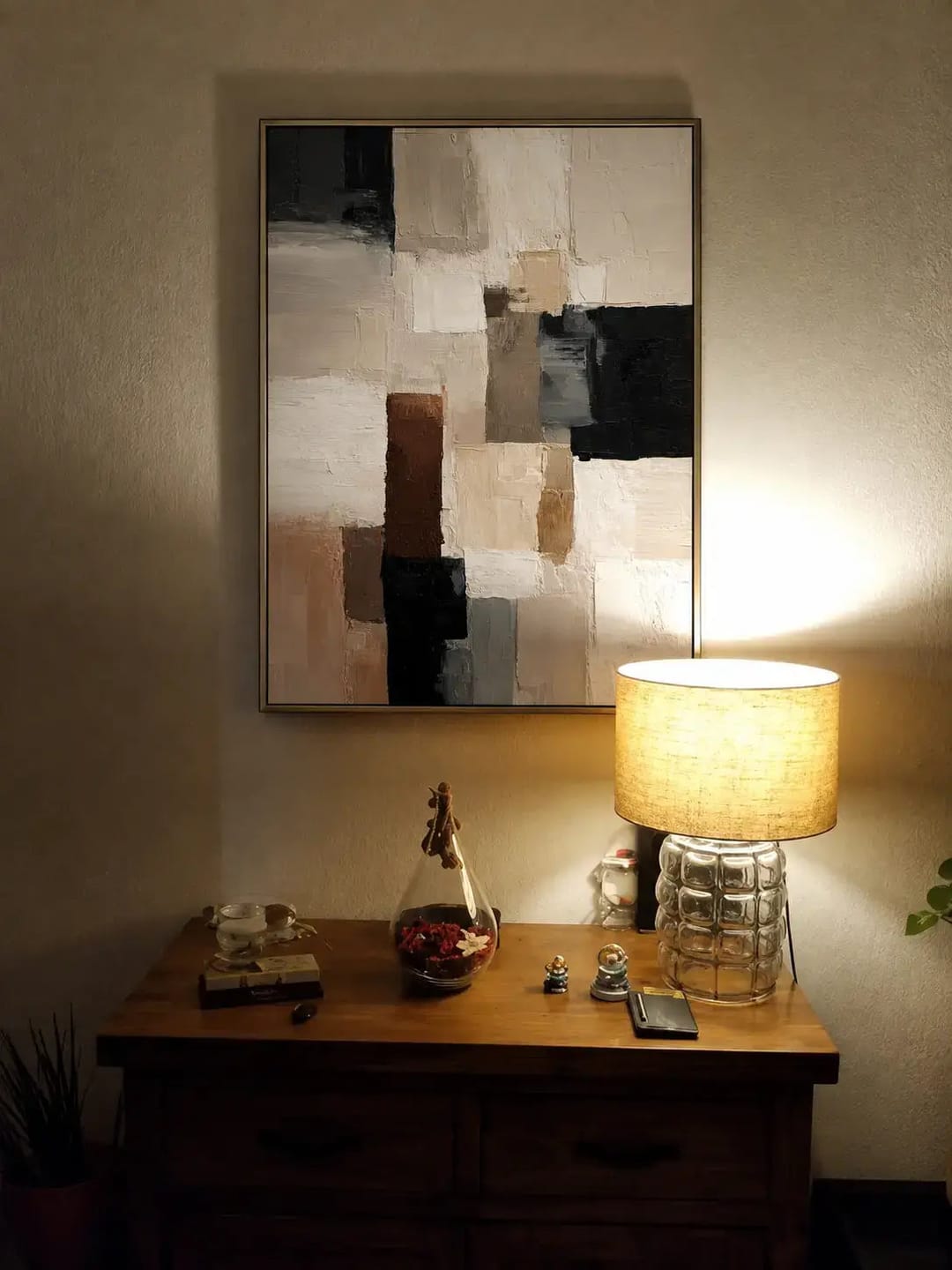 Customer photo review of Neutral Earth Tone Texture Squares