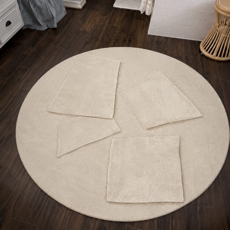 Customer photo review of Haruto Abstract Round Rug