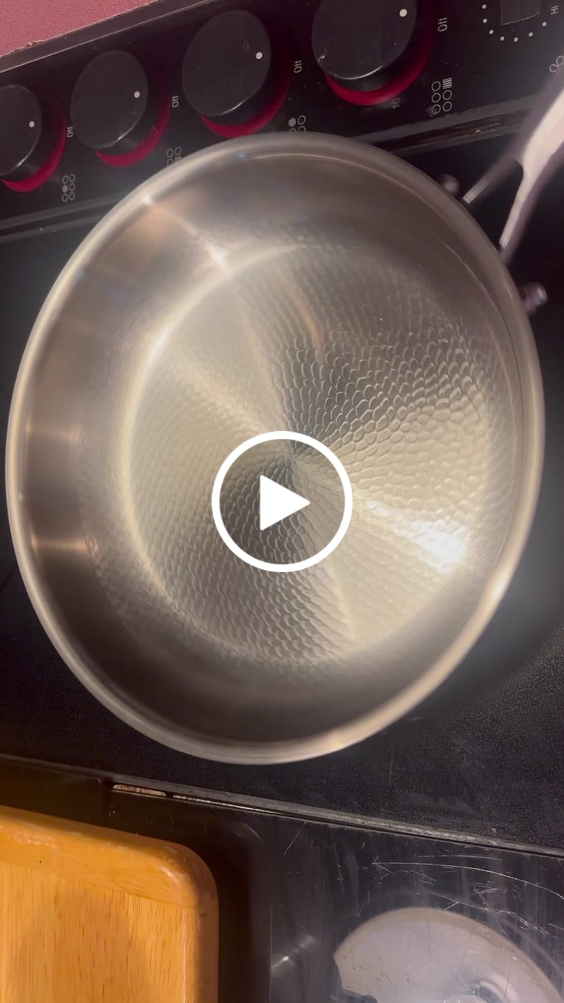Customer video review of Hand-Hammered Titanium Pan