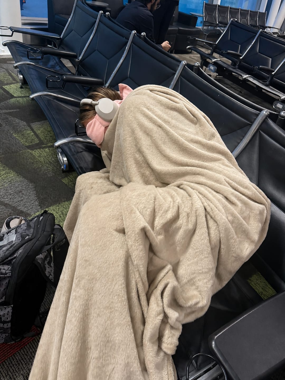 Customer photo review of Dozzli Weighted Sleep Mask
