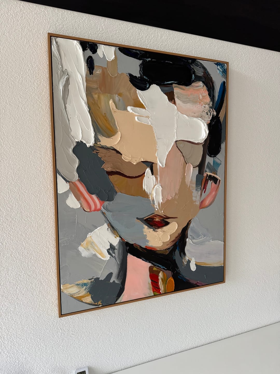 Customer photo review of Soul - Abstract Portrait Wall Art