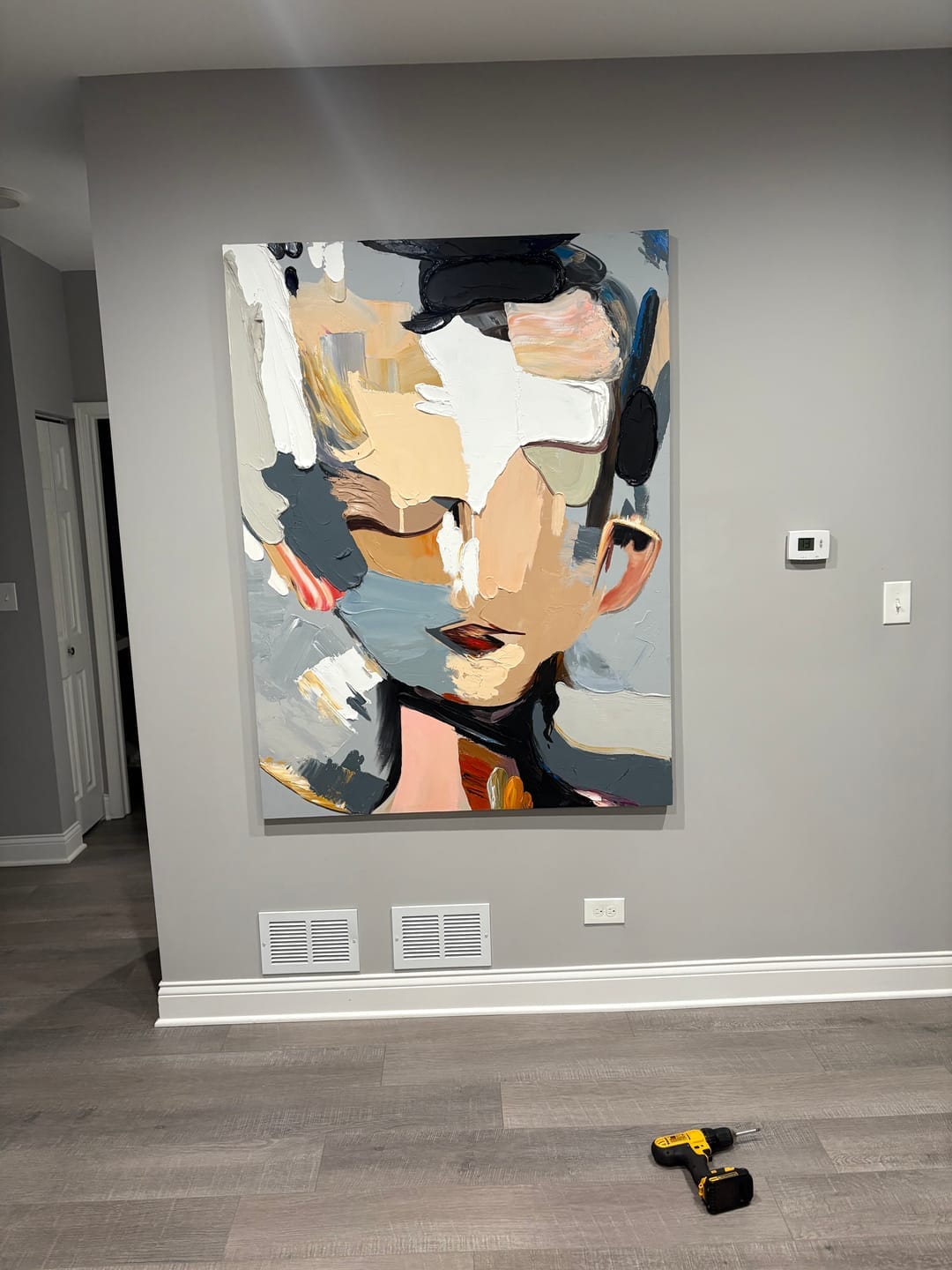 Customer photo review of Soul - Abstract Portrait Wall Art