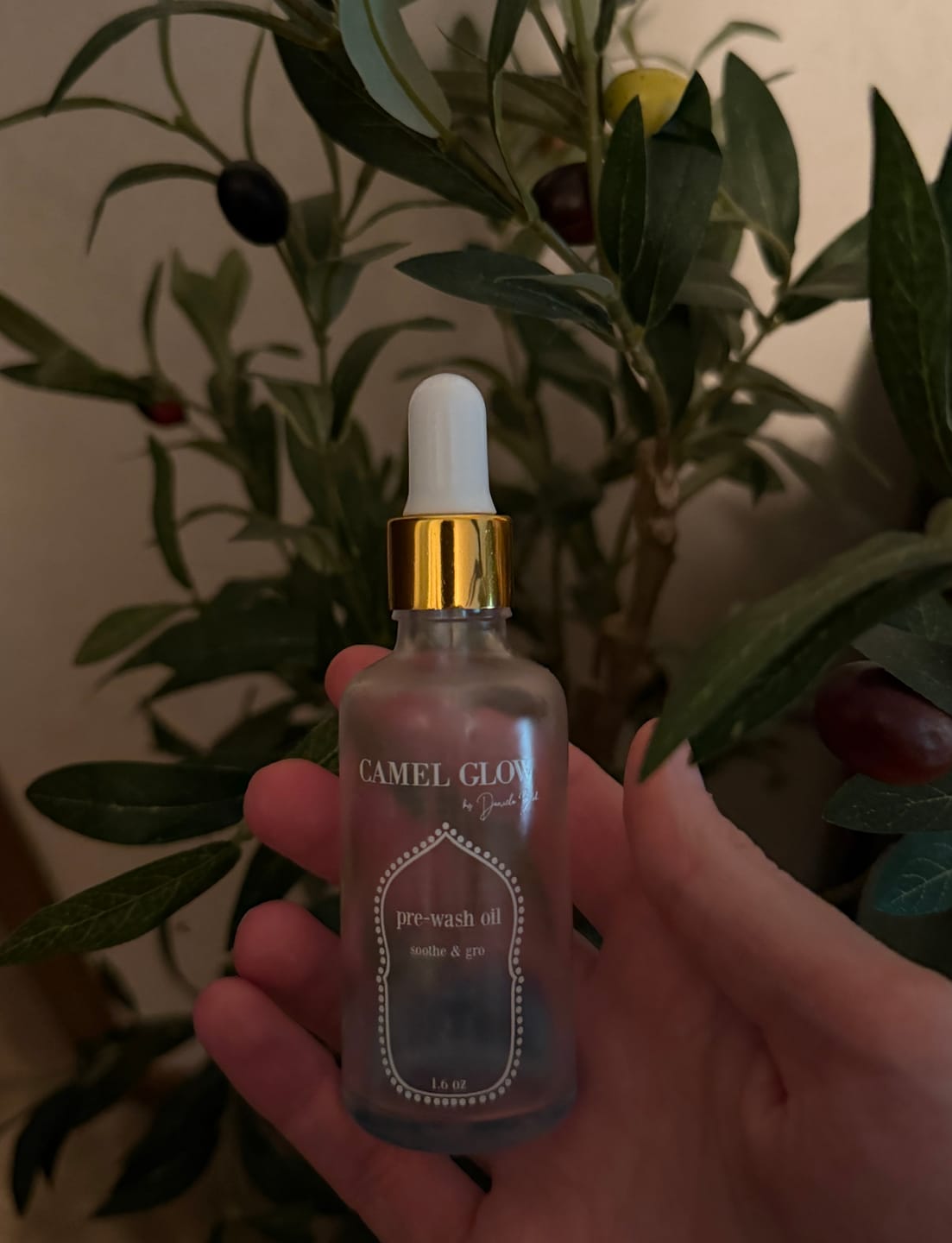 Customer photo review of Soothe & Gro Pre-Wash Oil
