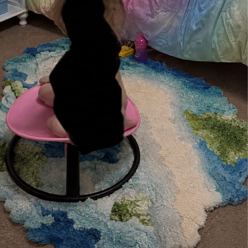 Customer photo review of Takumi Plush Rug