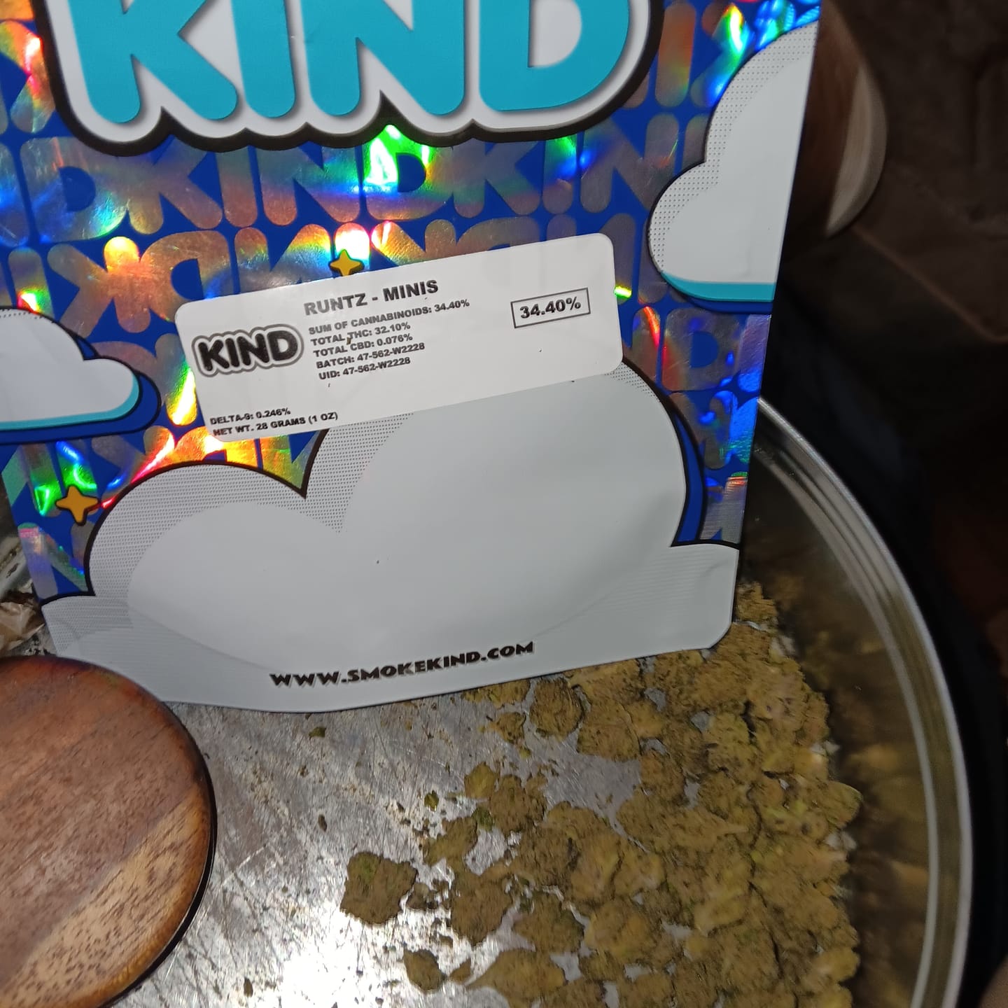Customer photo review of Runtz - Minis - 28 Grams - Hybrid