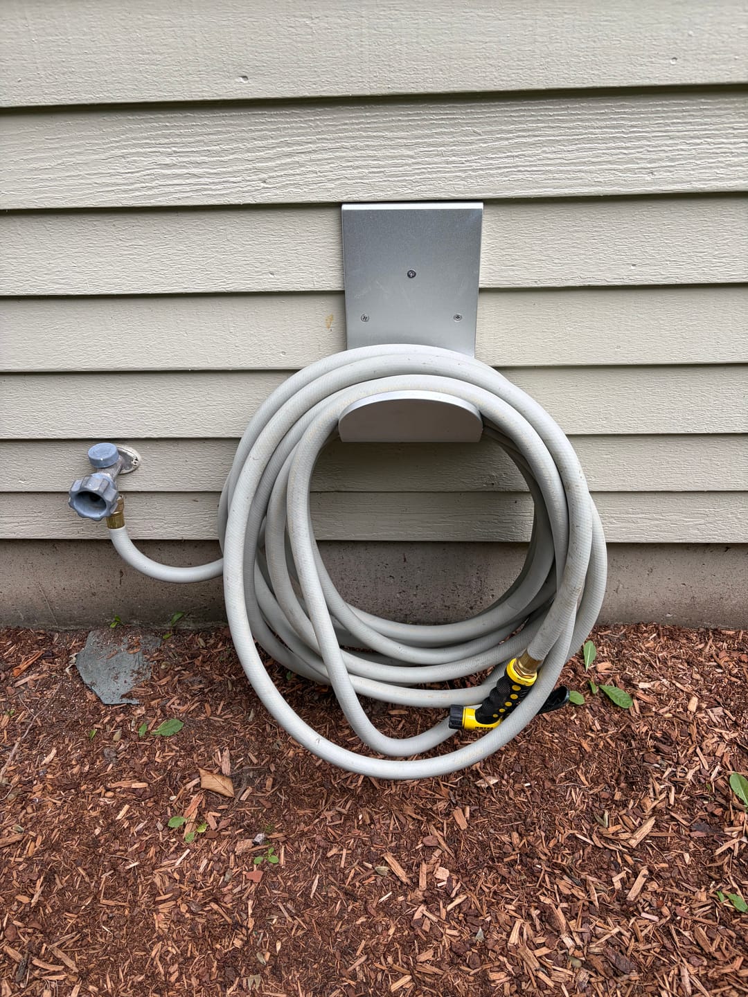 Customer photo review of Wall Mounted Hose Hanger