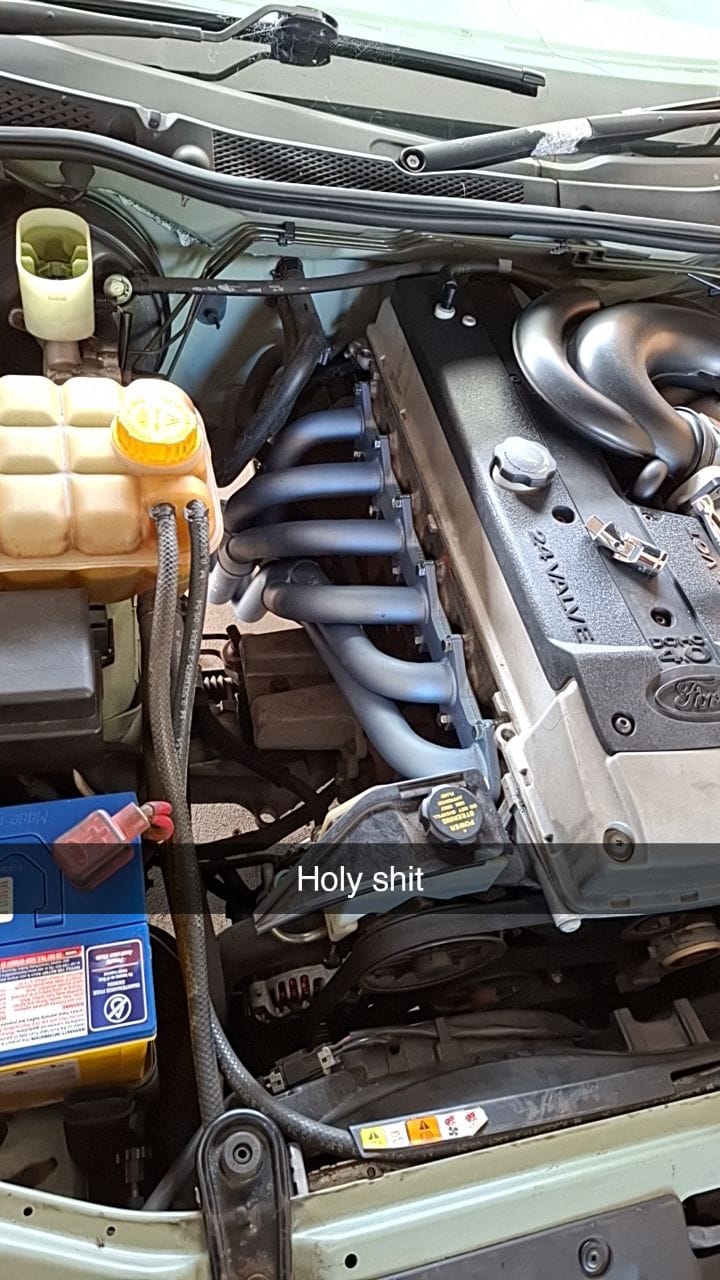 Customer photo review of PACEMAKER EXTRACTORS & CAT FITS FORD FALCON BA BF XR6 4.0L 6CYL (PH4491KIT)