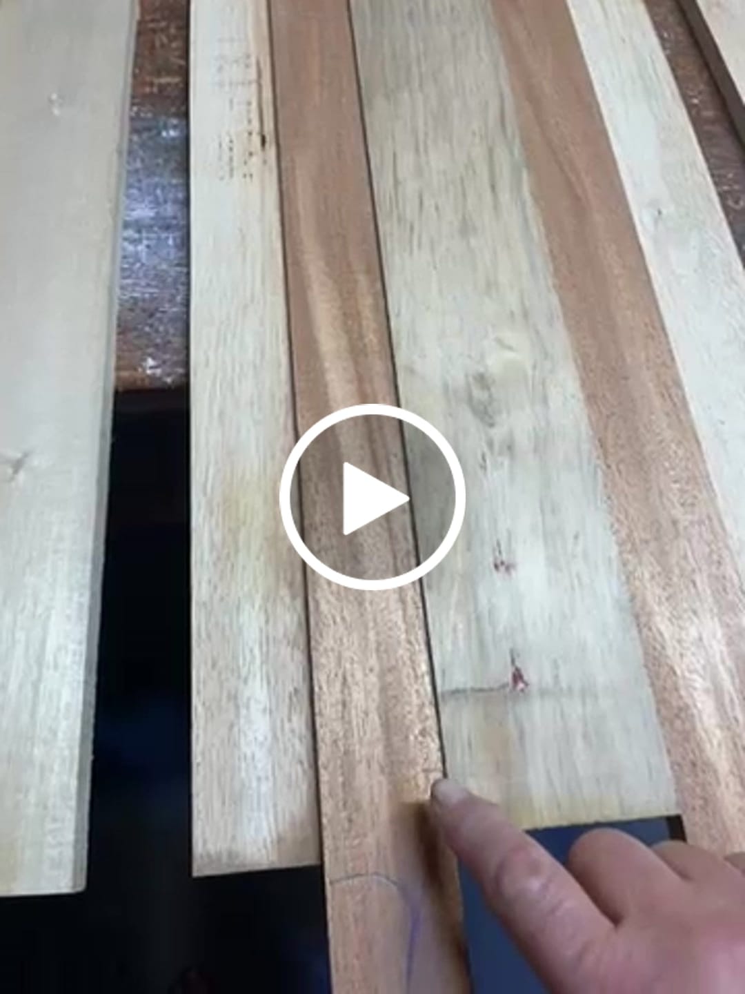 Customer video review of Combo of 15 , 3/4" Lumber Boards | Cutting Board Blocks | Purpleheart, African Mahogany, Bloodwood