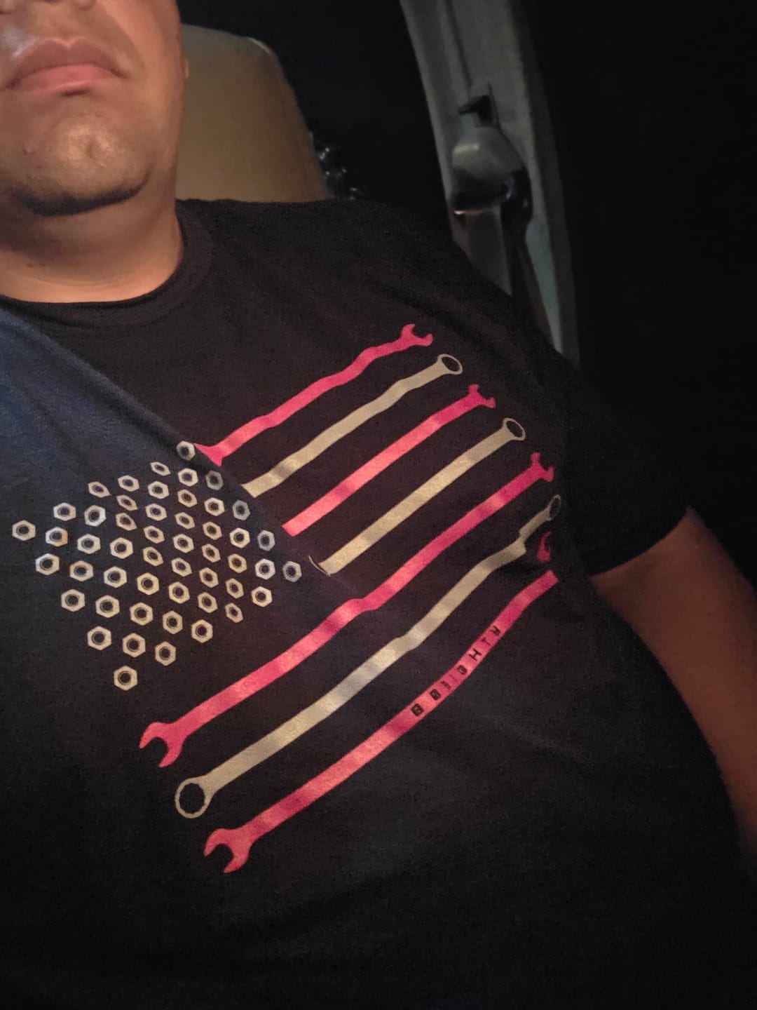 Customer photo review of 80Eighty® Wrench Flag Shirt