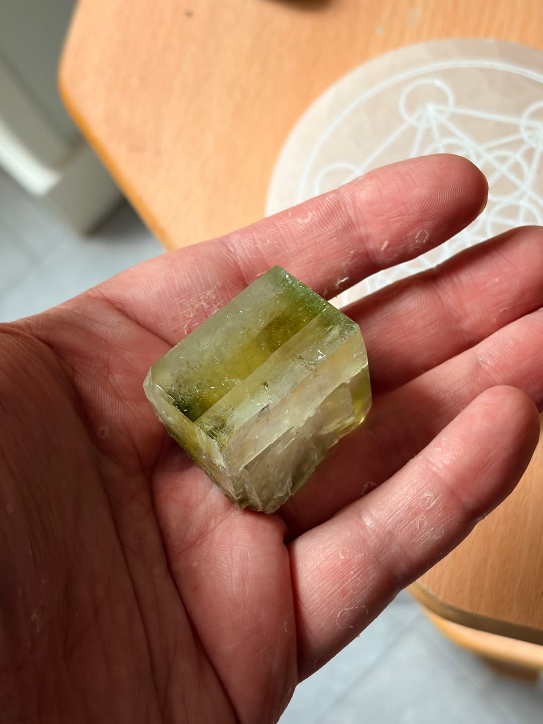 Customer photo review of Apophyllite Verte