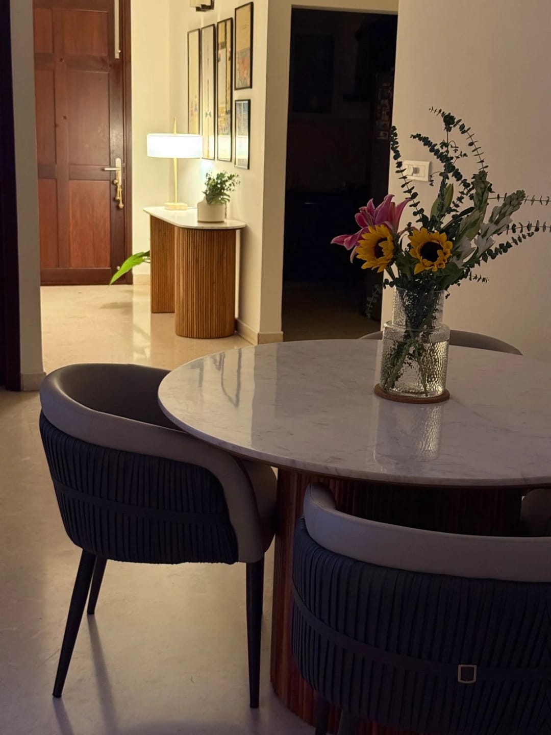 Customer photo review of Kotaro Dining Table 4 seater