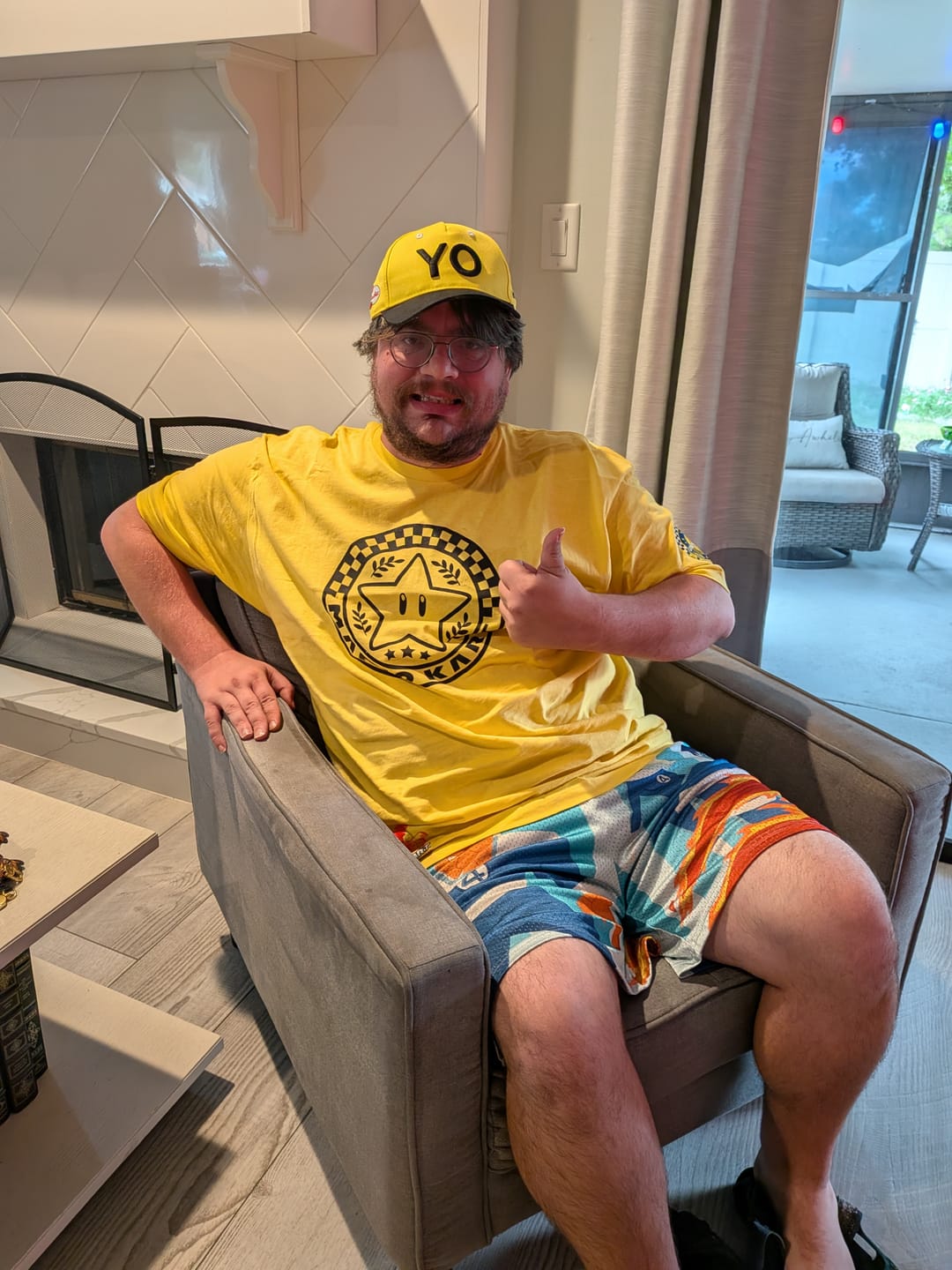 Customer photo review of Disney and Pixar Toy Story "YO Delivery Shuttle" – 5-Panel Hat