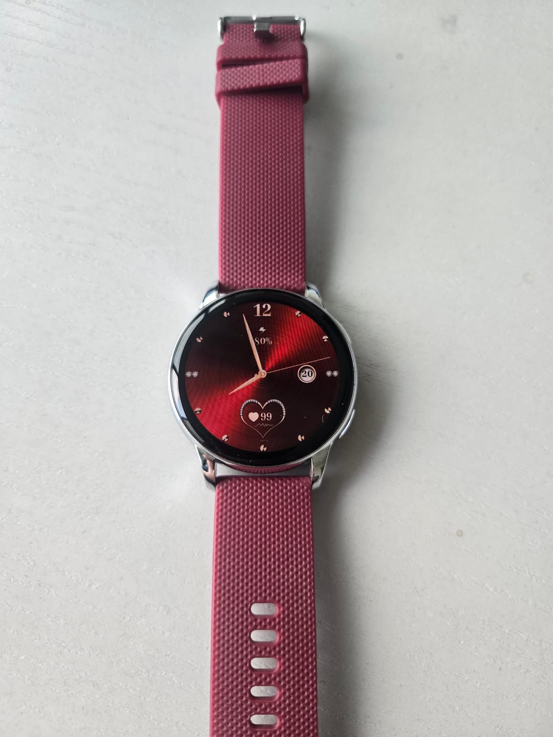 Customer photo review of Siltcon® Auréa Smartwatch Dames Zilver