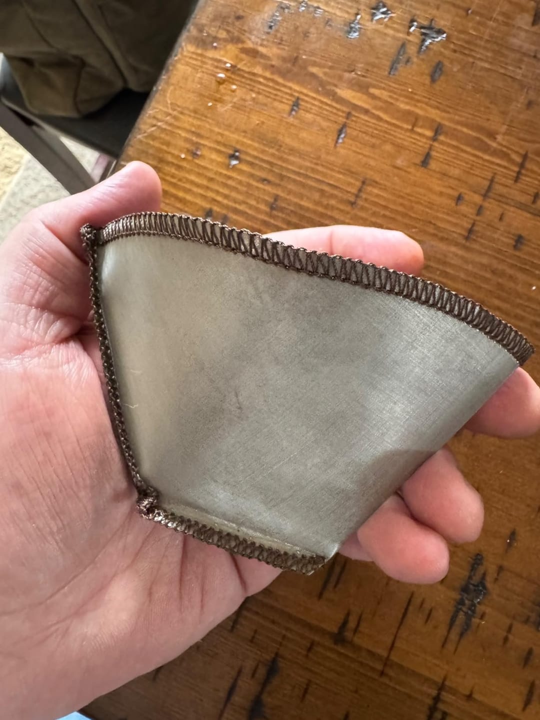 Customer photo review of VSSL Nest #1 Mesh Filter | Reusable Stainless Coffee Filter