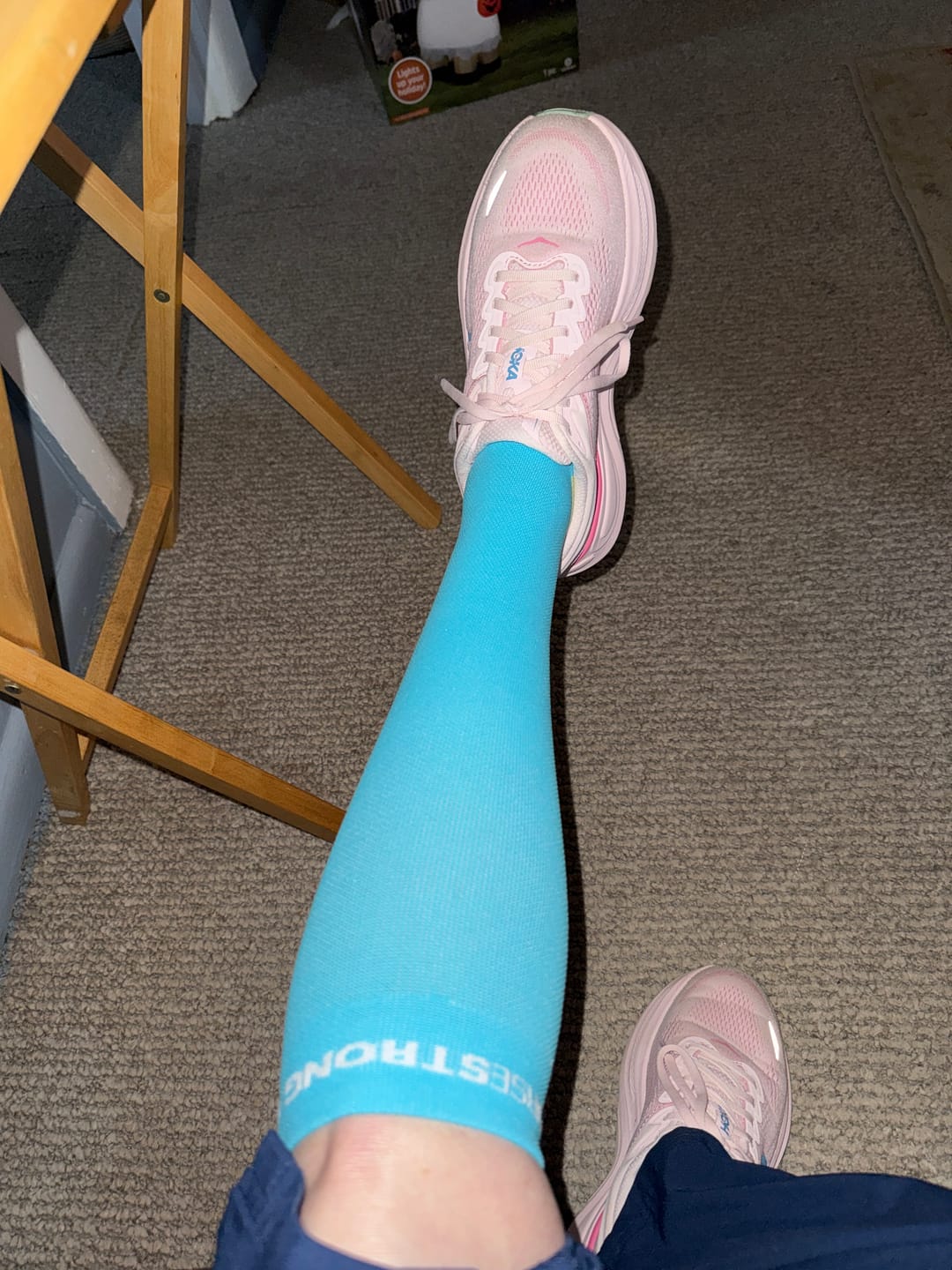 Customer photo review of NurseStrong Performance Compression Socks