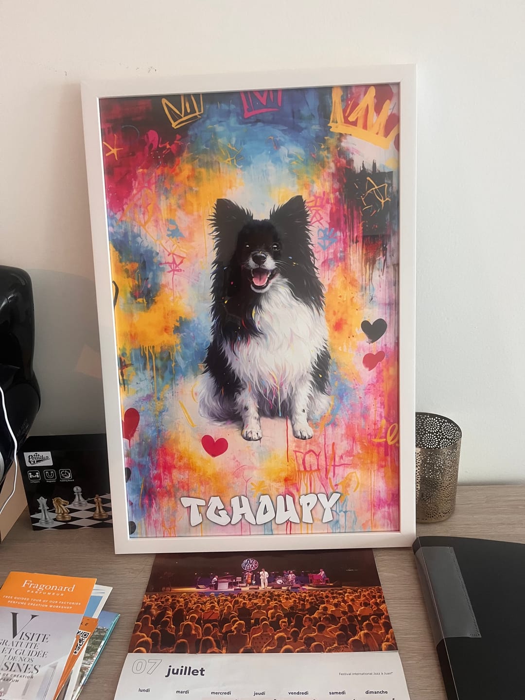 Customer photo review of Le graffiti - Poster personnalisé