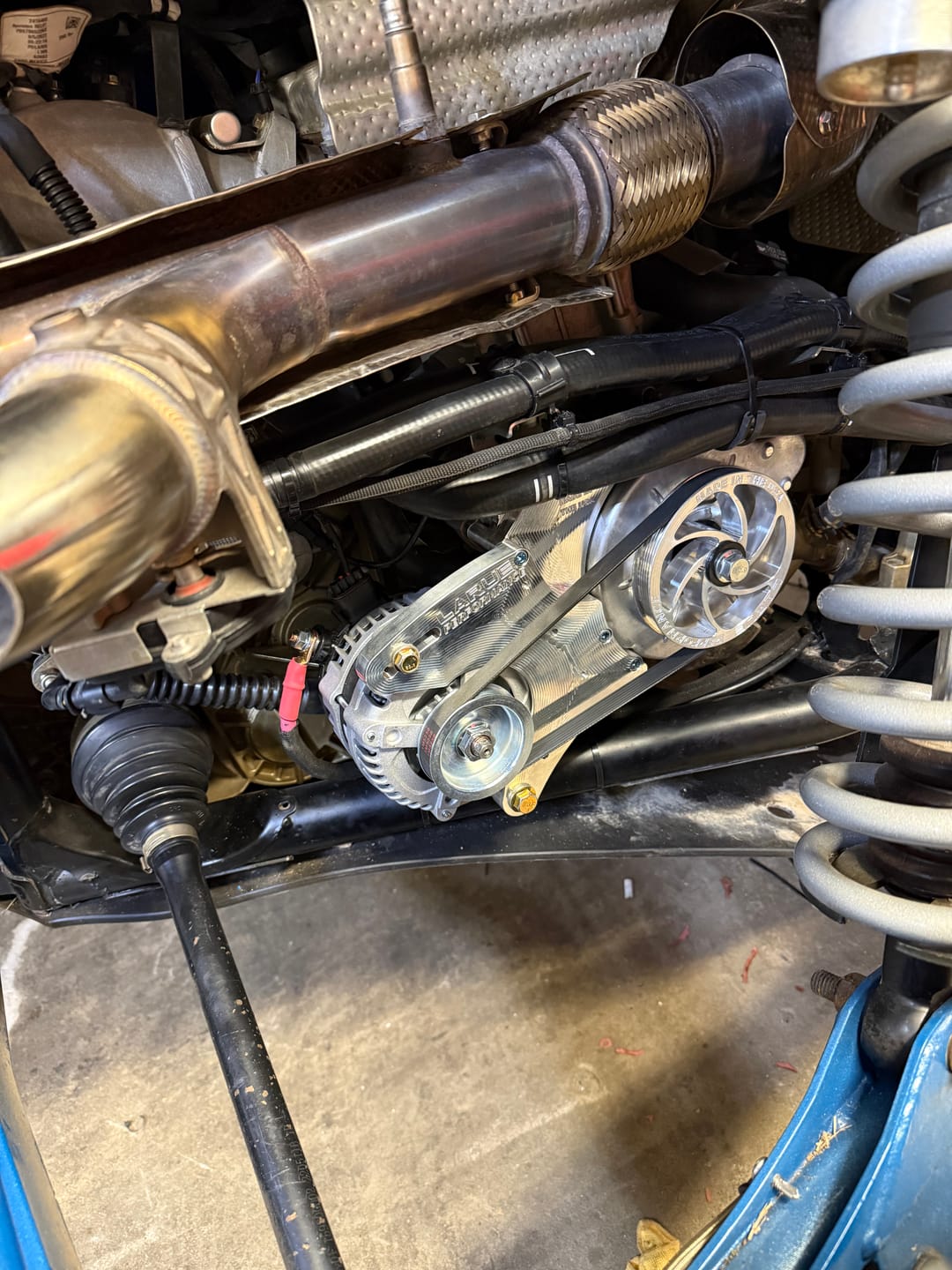 Customer photo review of Polaris RZR 195-amp Alternator Kit