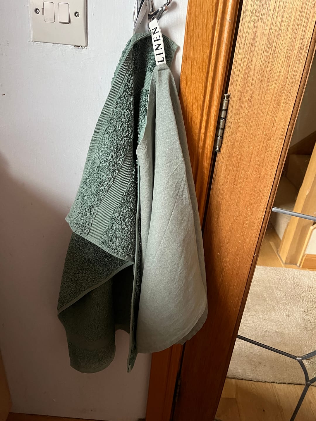 Customer photo review of Green Milieu Linen Kitchen Towel