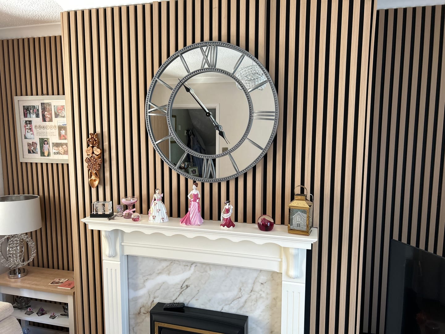 Customer photo review of Natural Oak Acoustic Wall Panel