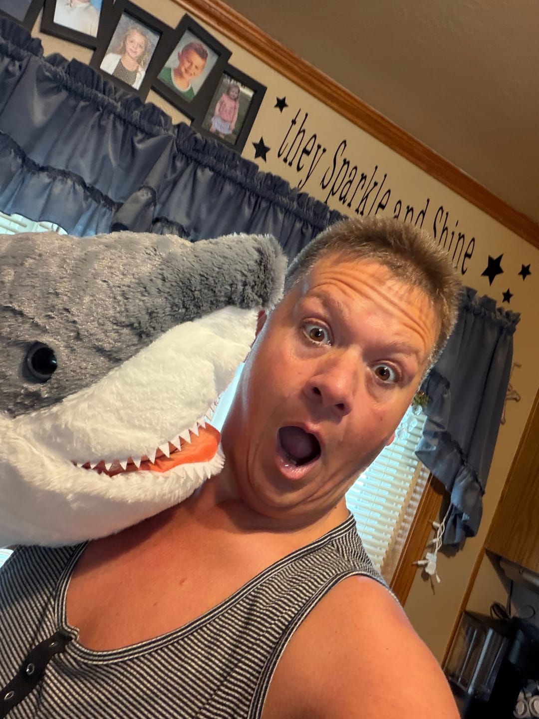 Customer photo review of The Megalodon Plush