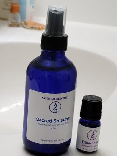 Customer photo review of Sacred Smudge: A Smoke-Free Energy Clearing Spray (4 oz)