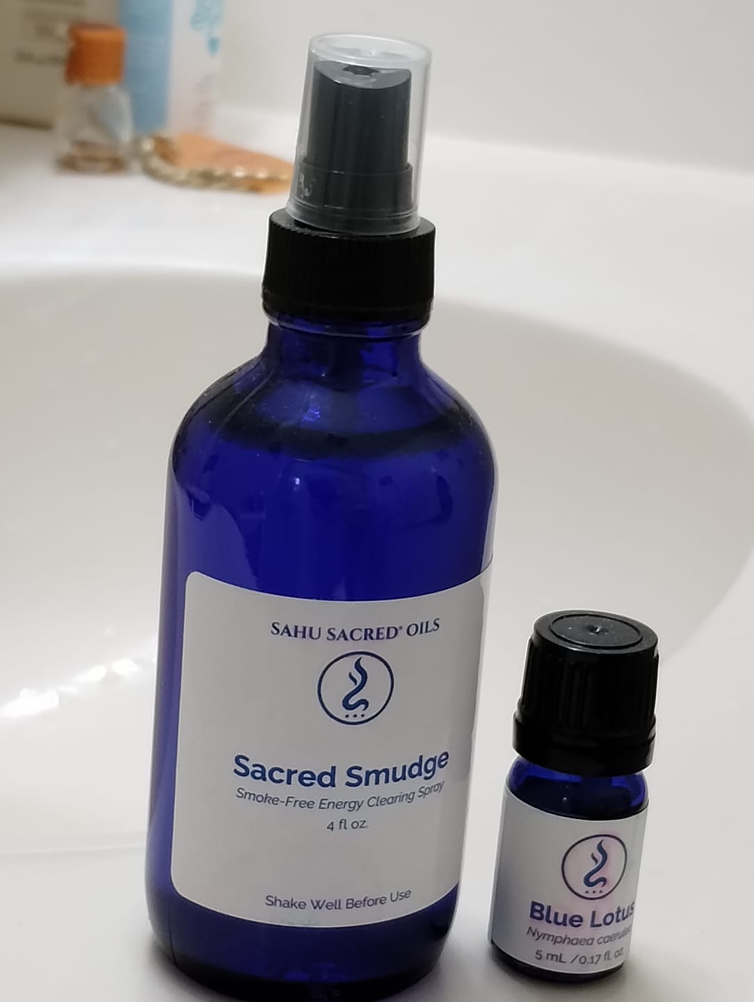 Customer photo review of Sacred Smudge: A Smoke-Free Energy Clearing Spray (4 oz)