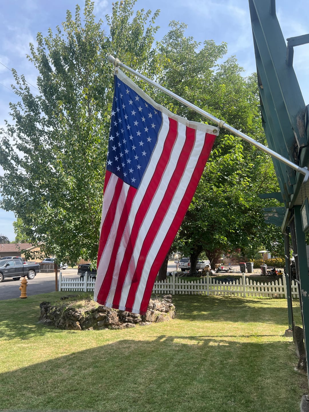 Customer photo review of 3' x 5' American Flag