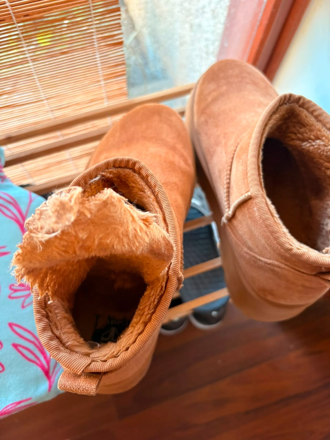 Customer photo review of Botín Camel Mujer 48111