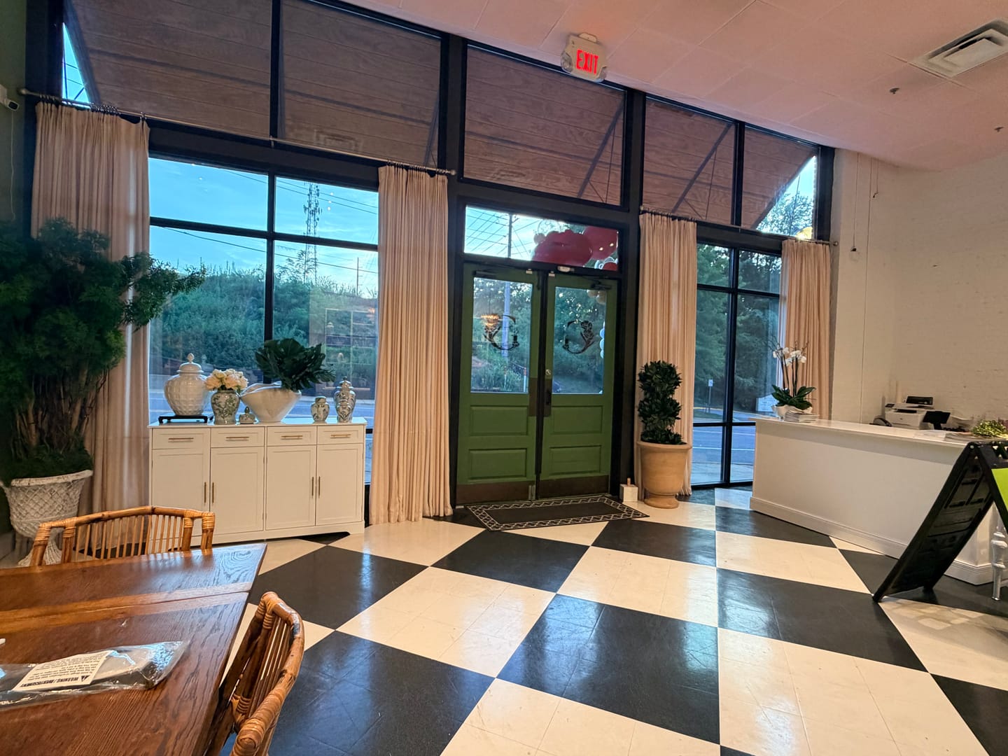 Customer photo review of Darcy Striped Cotton Beige Curtains