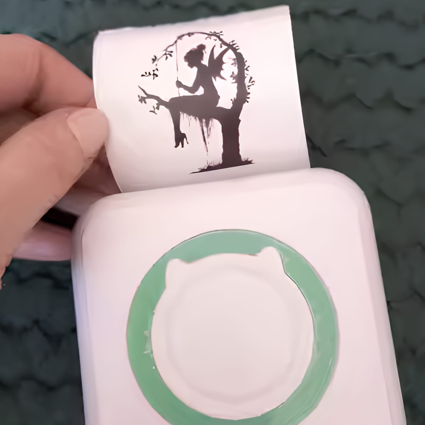Customer photo review of Mini Impresora Térmica Portátil