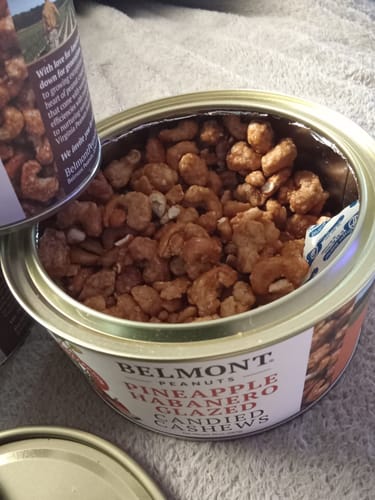 Customer photo review of Pineapple Habanero Glazed Candied Cashews