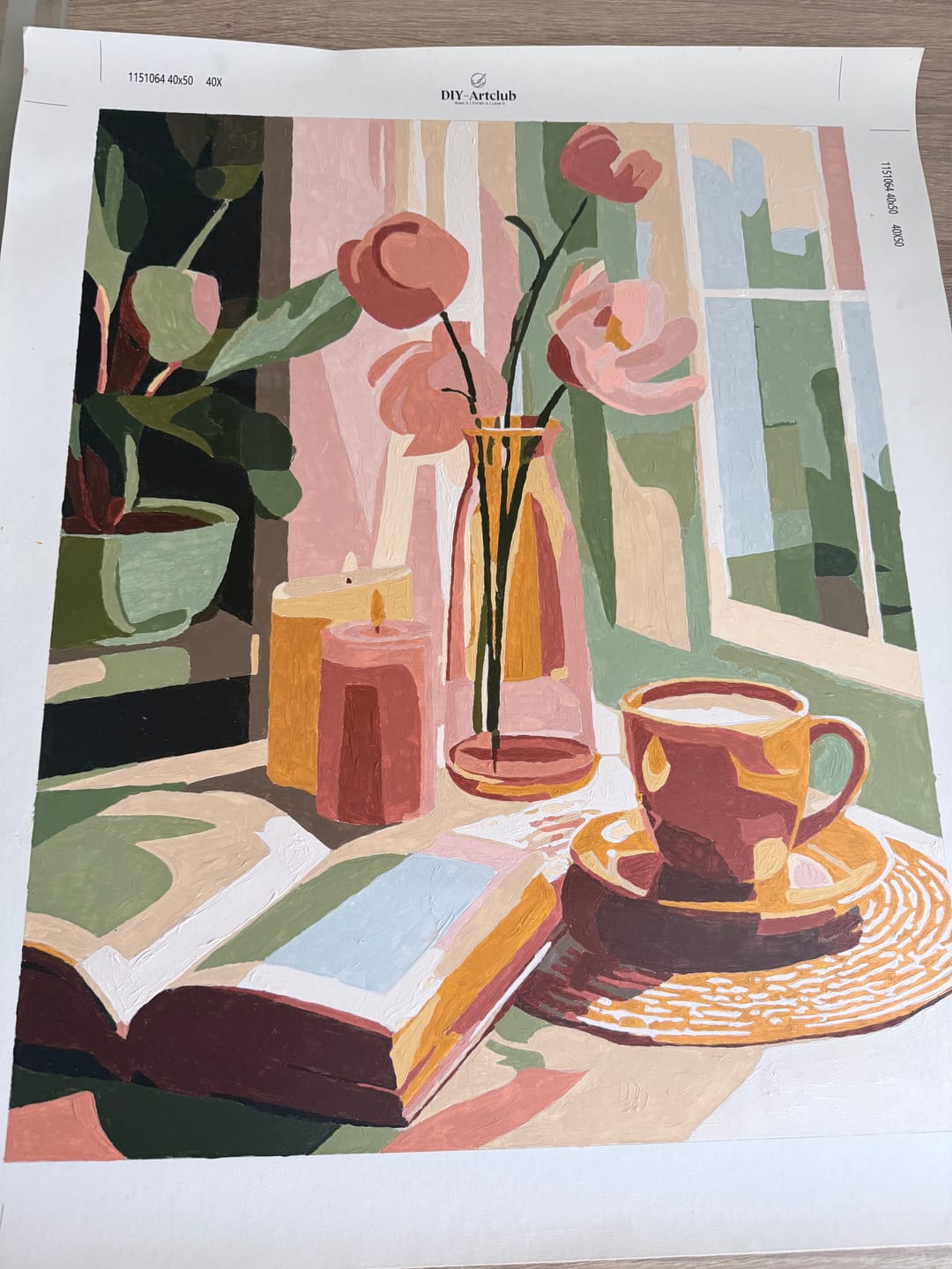 Customer photo review of Window light | Paint by Number