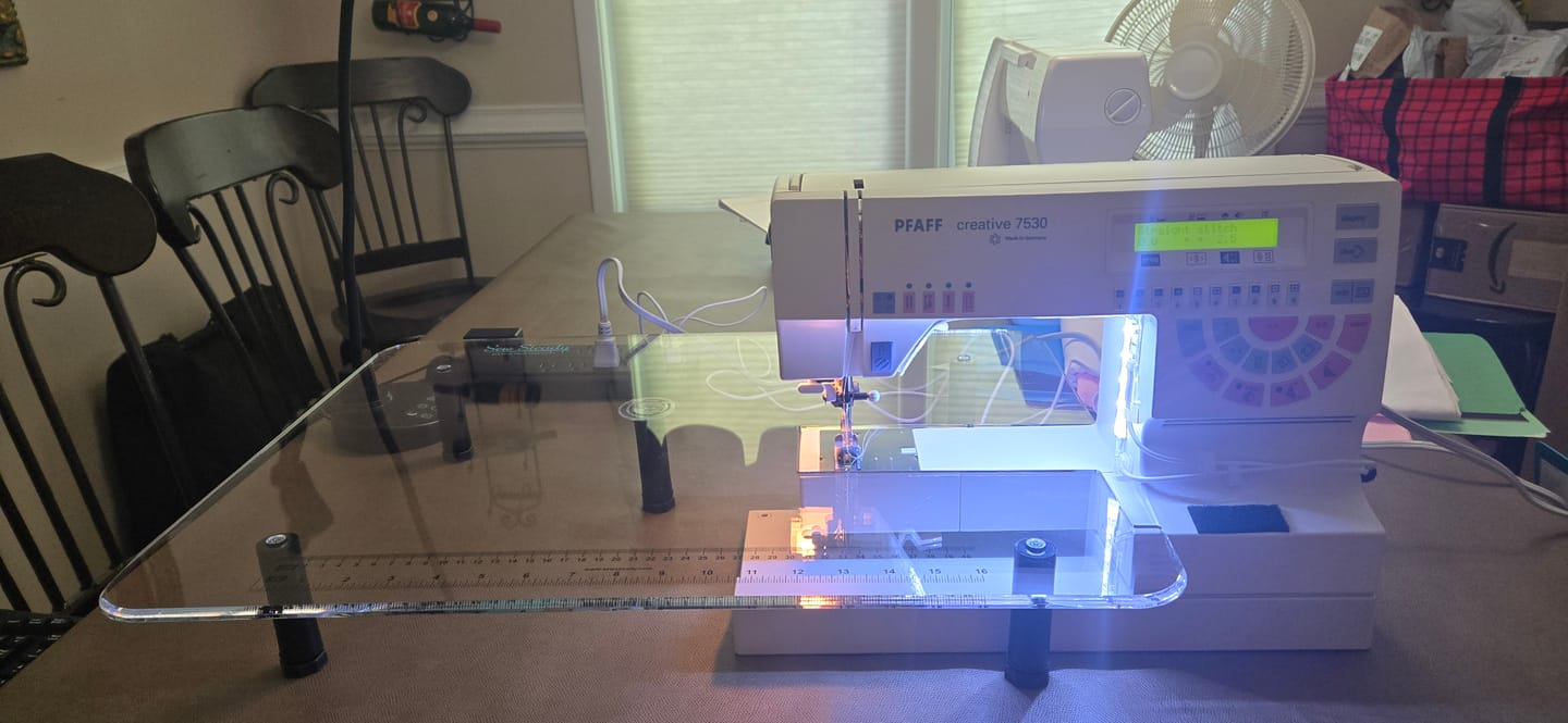 Customer photo review of Sew Steady Sewing Machine Extension Table