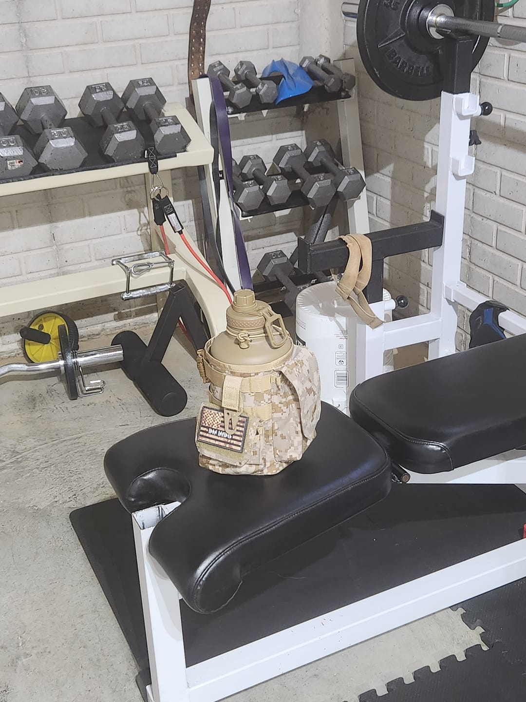 Customer photo review of 64oz Battle Bottle Water Bottles
