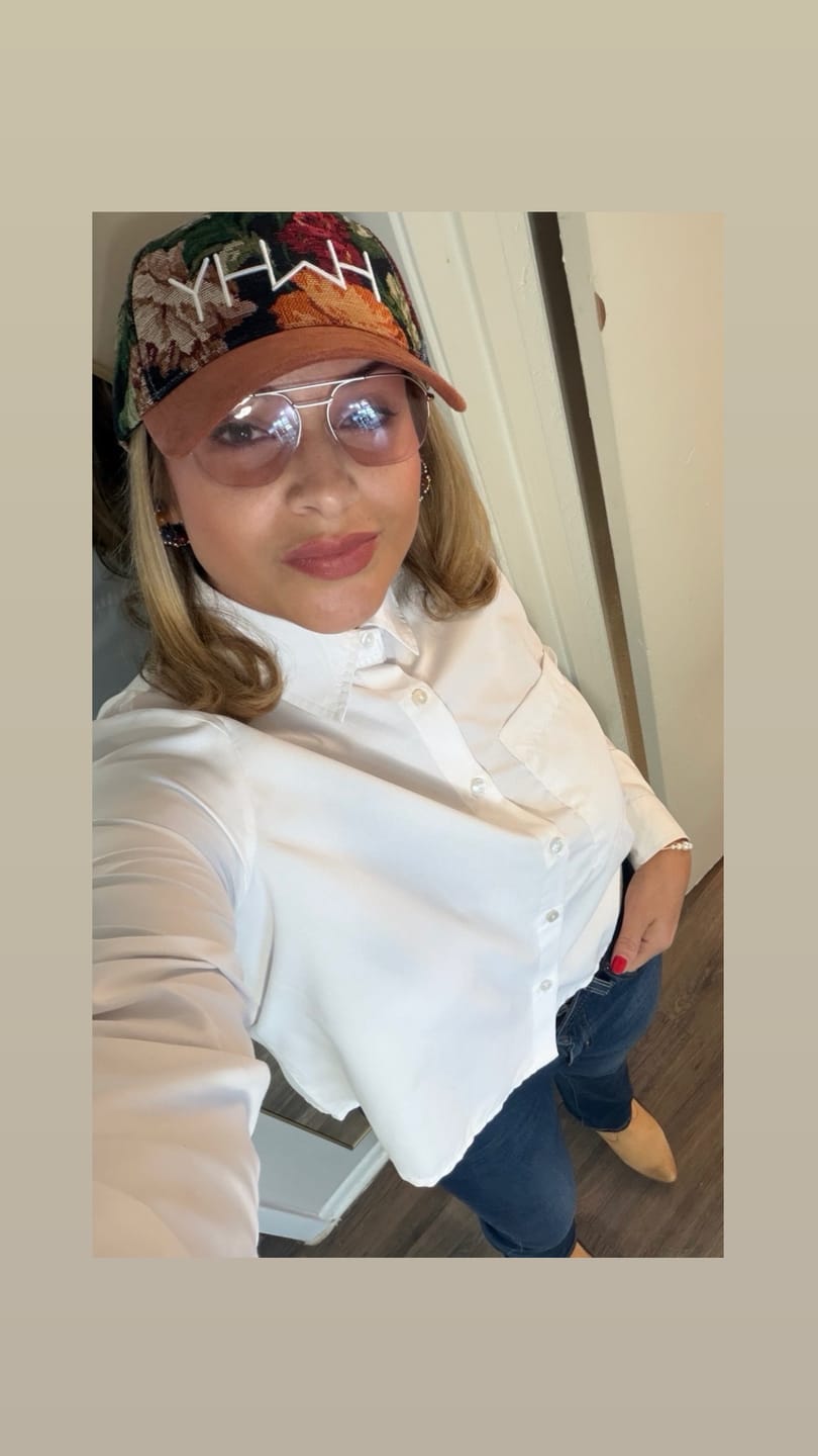 Customer photo review of Floral YHWH Hat