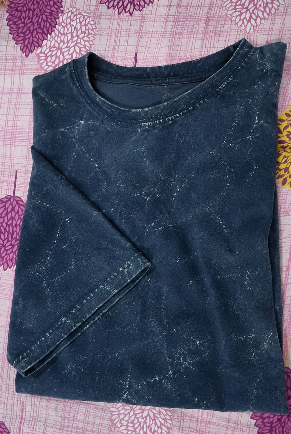 Customer photo review of Acid Wash Oversized T-Shirt