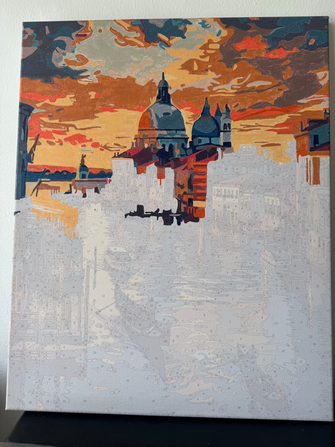 Customer photo review of Venecia (Pintura por Números) 40x50 cm