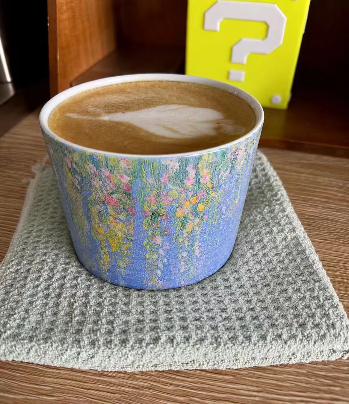 Customer photo review of Wildflower Haze Hand-Painted Mineral Art Ceramic Cup – 230 ml