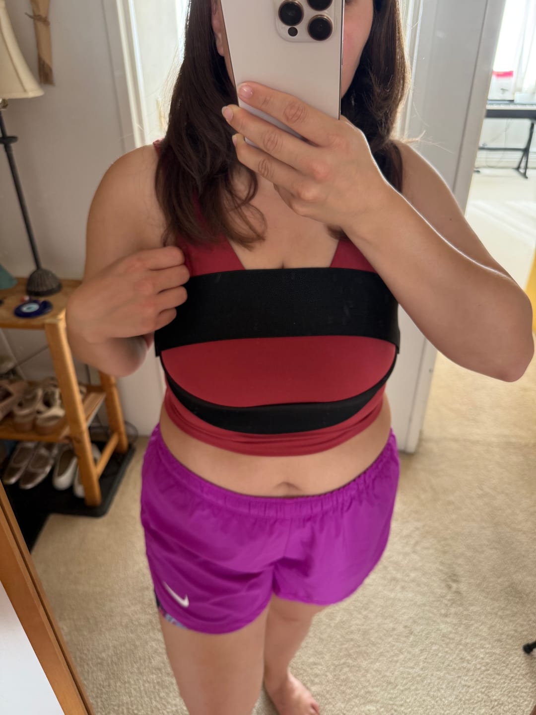 Customer photo review of Unbounced® Hold Without the Rib Crush