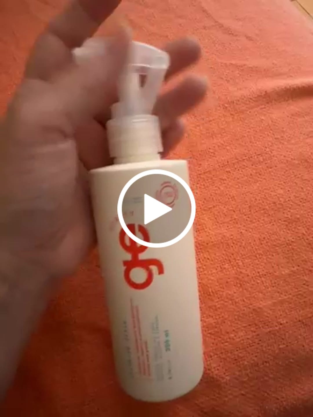 Customer video review of leave-in pluma