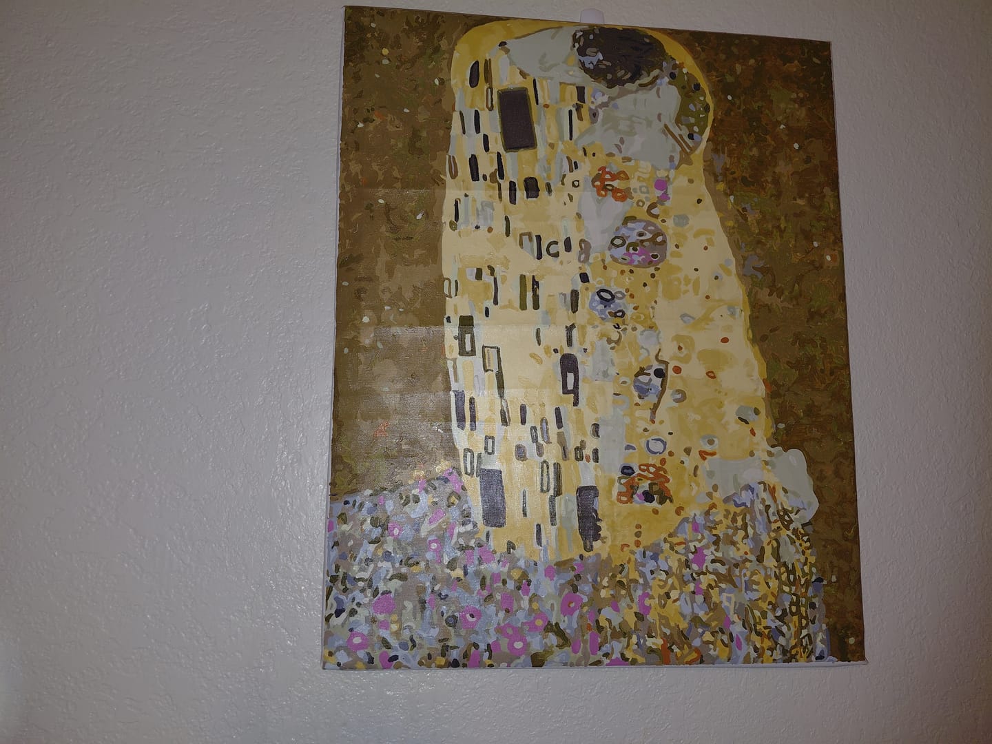 Customer photo review of Klimt: The Kiss | Paint by Numbers