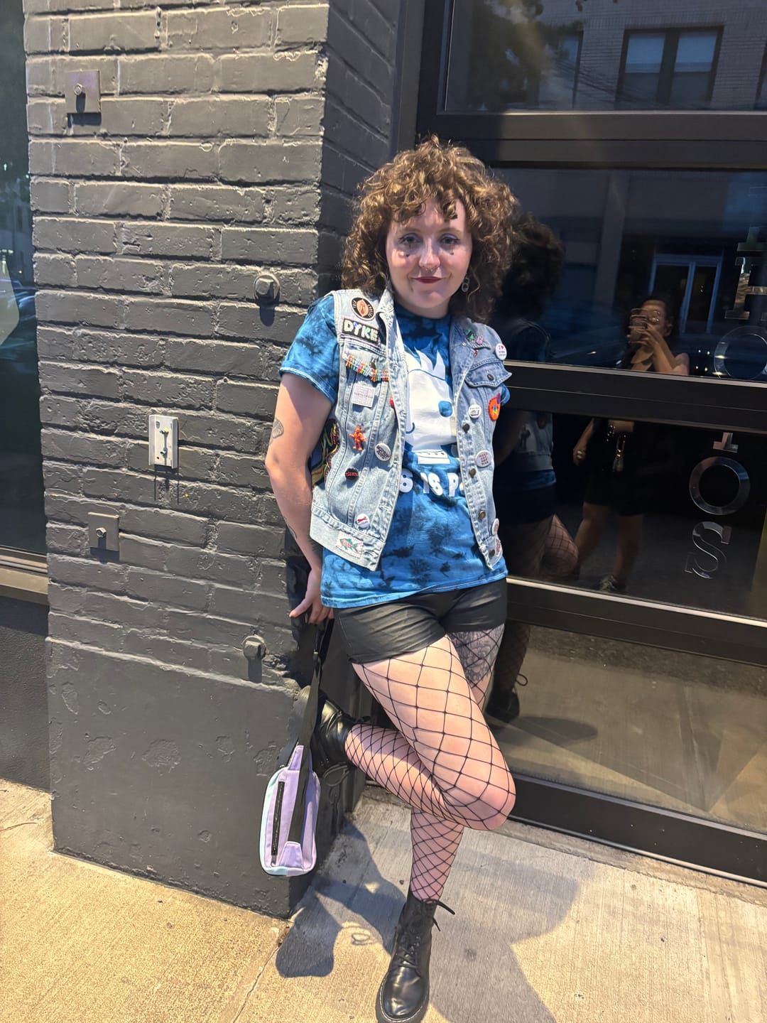 Customer photo review of PBS is Punk Tie-Dye Tee